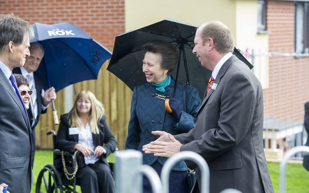 HRH The Princess Royal visits North Devon Homes, Forches Estate Regeneration Project