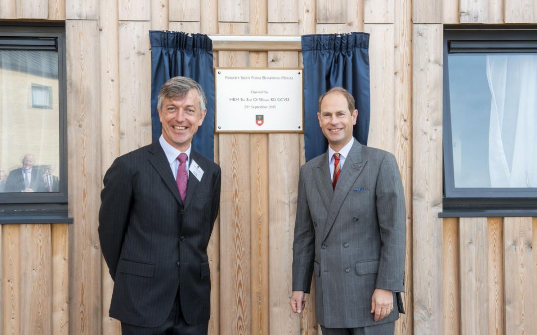 HRH The Earl of Wessex visits West Buckland School