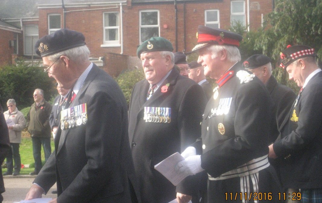 Armistice Day Remembrance Services in Devon