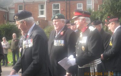 Armistice Day Remembrance Services in Devon