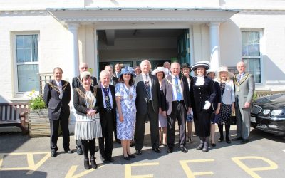 Sir John Evans attends Devon County Council Civic Service