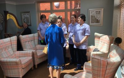 RH The Duchess of Gloucester opens a new wing of The Lodge in Exeter