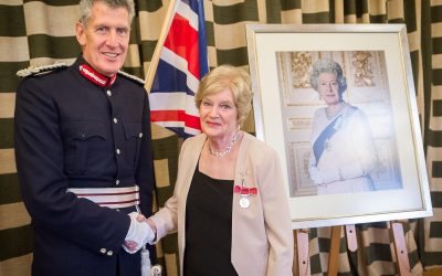 Royal honours received at a double awards ceremony