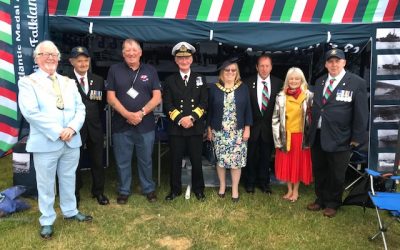 Rear Admiral Chris Snow CBE DL attended the Torbay Air Show 2.6.2019