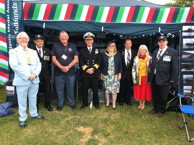 Rear Admiral Chris Snow CBE DL attended the Torbay Air Show 2.6.2019