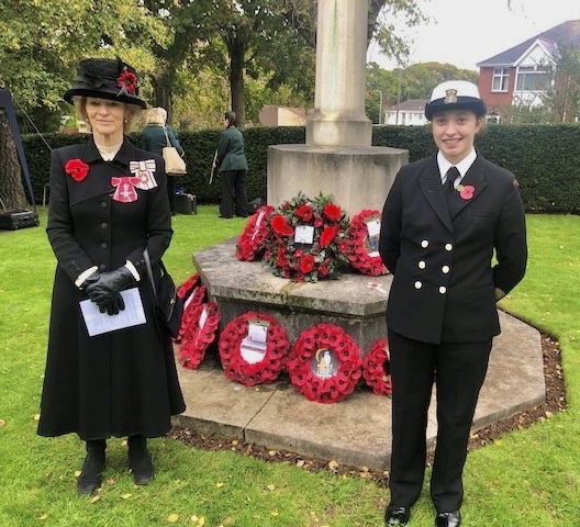 Armistice Day at Higher Cemetery, Exeter