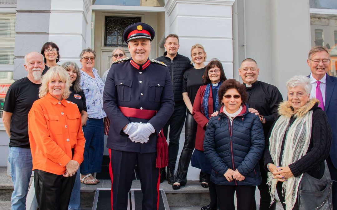 Deputy Lieutenant of Devon Opens REV7 Community Hair Salon